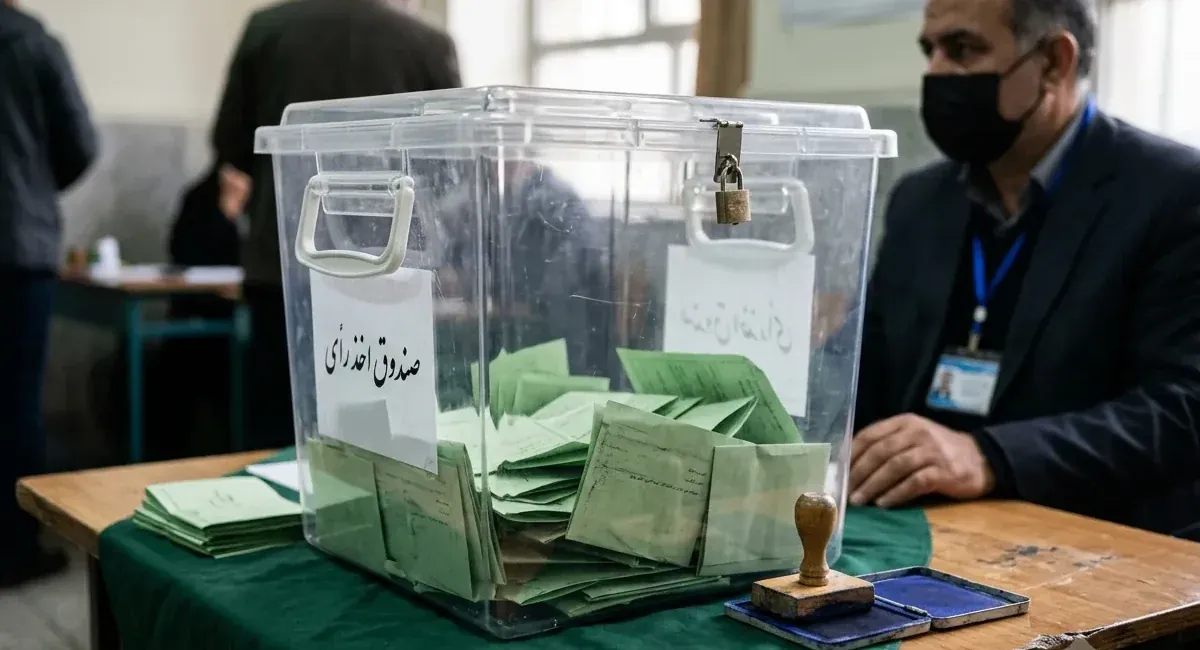 صندوق رأی و برگه رأی در انتخابات شوراهای اسلامی ایران