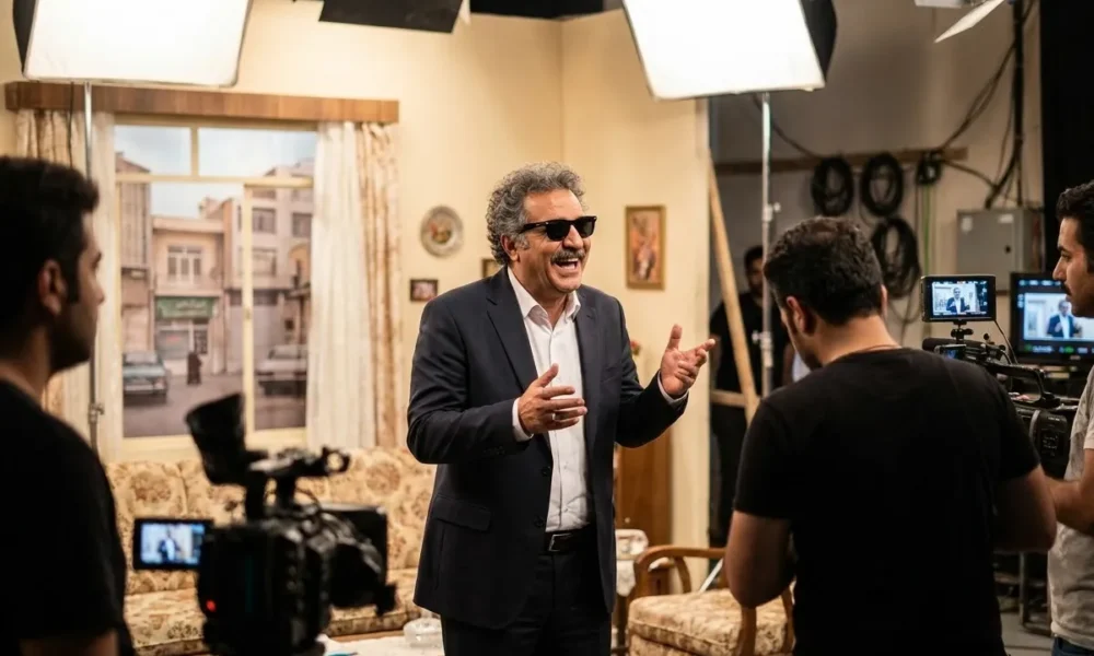 مرد سه هزار چهره روی آنتن شبکه سه رفت؛ بازگشت مسعود شصتچی با مهران مدیری مهران مدیری در سریال مرد سه هزار چهره در نقش مسعود شصت چی