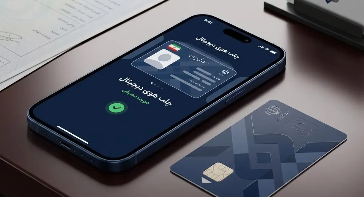 کیف هویت من و کارت ملی دیجیتال روی گوشی تلفن همراه