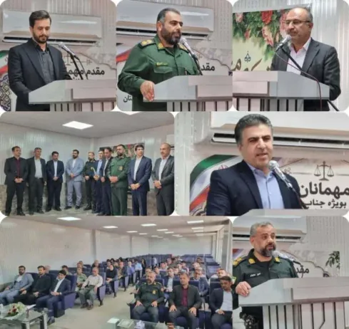 مراسم تودیع و معارفه رئیس دادگستری شهرستان دزپارت برگزار شد