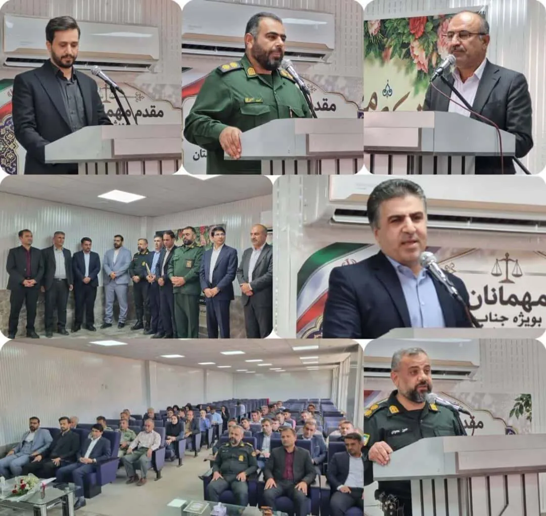 مراسم تودیع و معارفه رئیس دادگستری شهرستان دزپارت برگزار شد