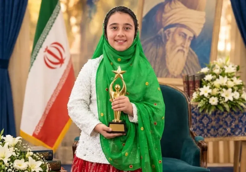 درخشش هنرمند مسجدسلیمانی در جشنواره ملی کودک و مولانا