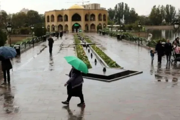 فعالیت سامانه بارشی در آذربایجان شرقی