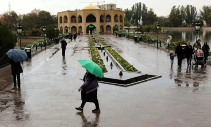 فعالیت سامانه بارشی در آذربایجان شرقی