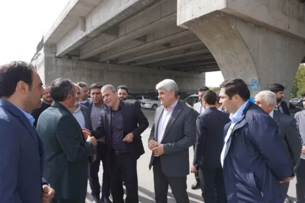 بازدید معاون راهداری سازمان راهداری و حمل‌ونقل جاده‌ای از نقاط پرحادثه‌ محور تبریز- آذرشهر