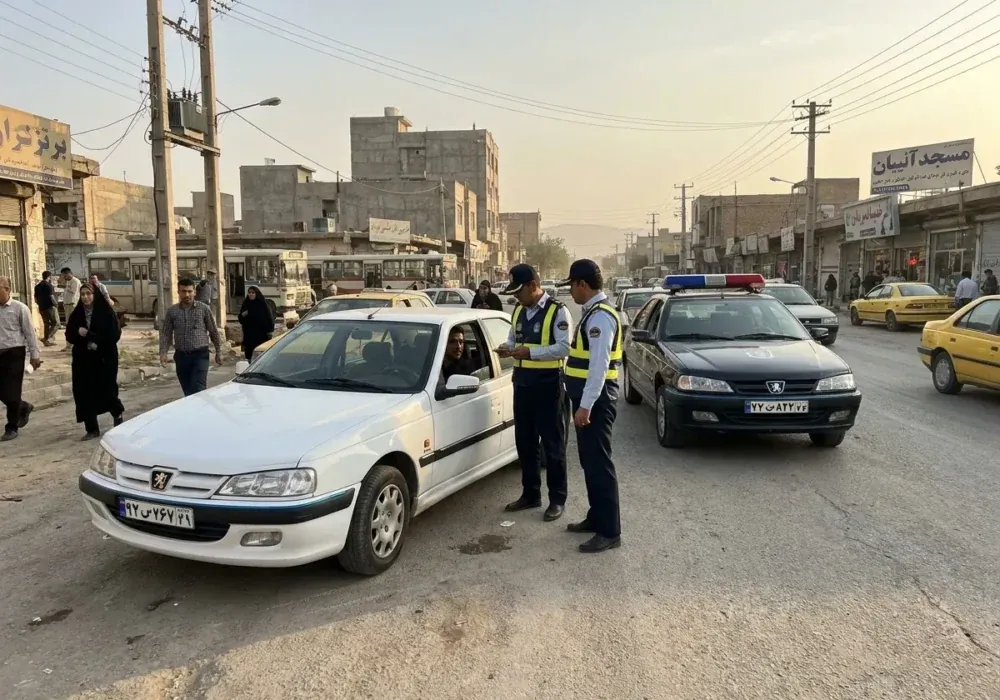 توقیف پژو پارس با ۳۸ میلیون تومان خلافی در مسجدسلیمان